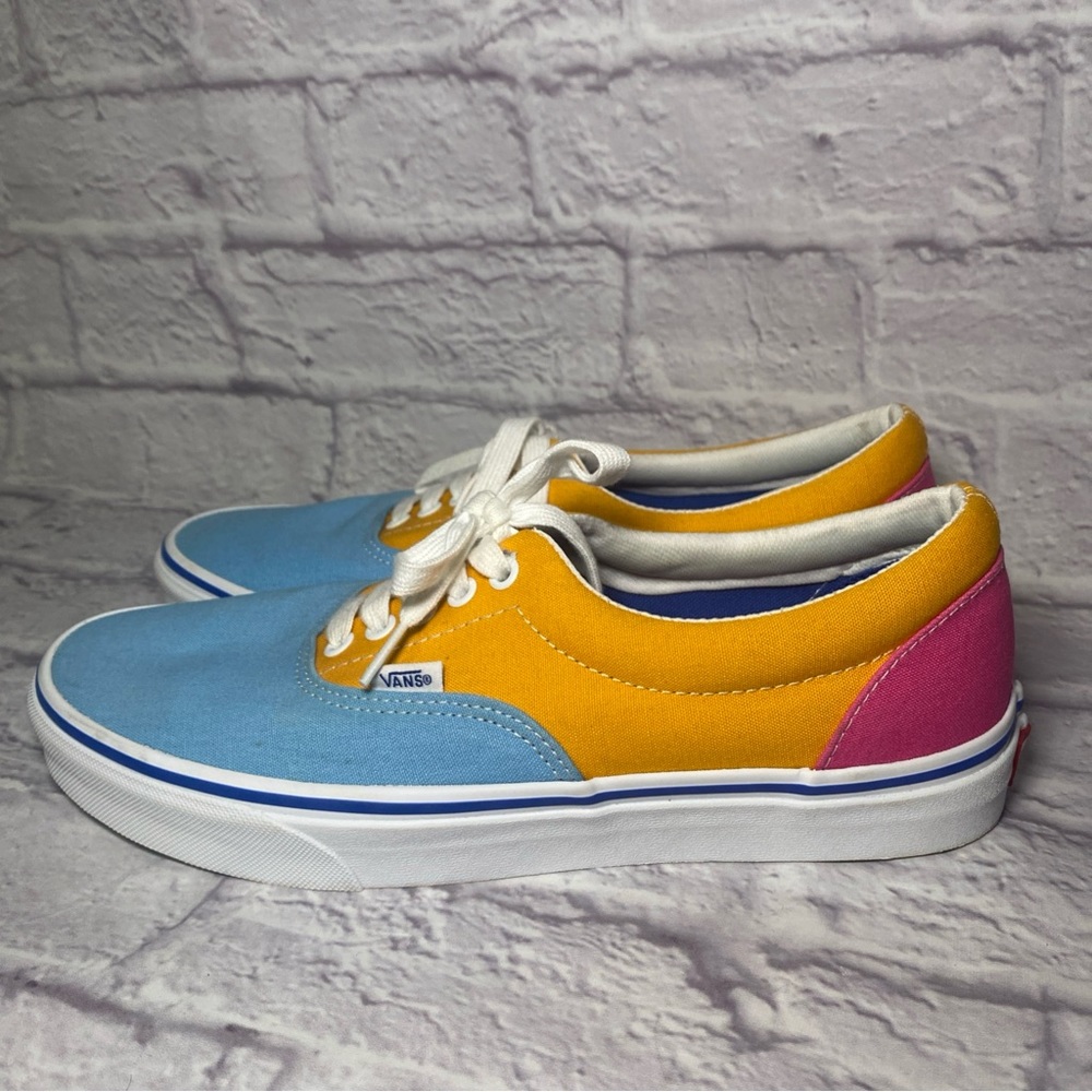 Mens VANS ERA Skateboarding Multi ColorBlock Sneakers Shoes Size 10 M